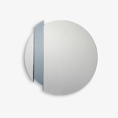 John Lewis Där Yulia Round Wall Mirror, 50cm, Clear/Smoke