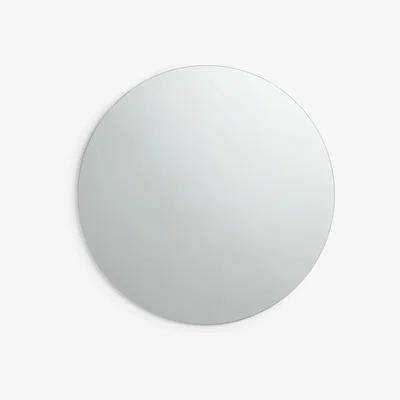 John Lewis John Lewis & Partners Scandi Round Mirror, 120cm, Black