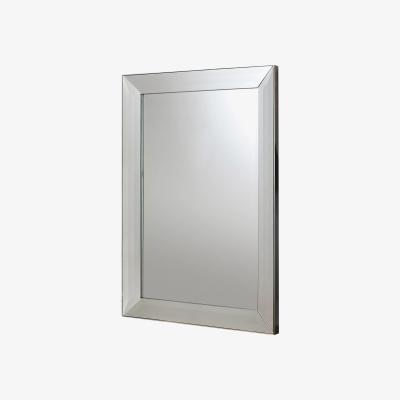 John Lewis Modena Rectangular Wall Mirror, Silver, 109 x 79cm