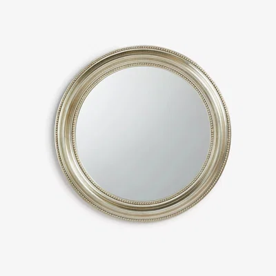 John Lewis John Lewis & Partners Round Bead Mirror, 76cm, Champagne