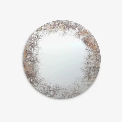John Lewis Där Vixen Round Wall Mirror, 80cm, Antique Gold