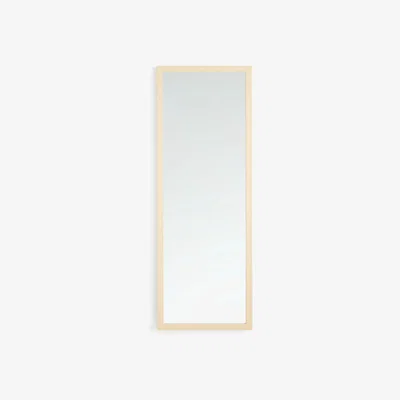 John Lewis ANYDAY John Lewis & Partners Rectangular Wood-Effect Mirror, 125 x 35cm, Natural