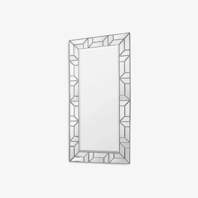John Lewis Verbier Rectangular Geometric Frame Leaner / Wall Mirror, 157.5 x 80cm