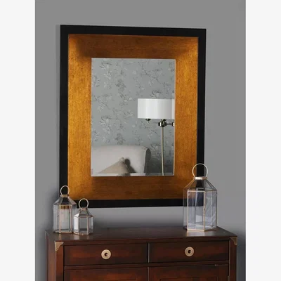 John Lewis Laura Ashley Cara Rectangular Wall Mirror, 114 x 94cm, Bronze