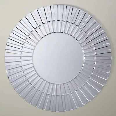 John Lewis John Lewis & Partners Morello Glass Mirror, Dia.80cm, Clear