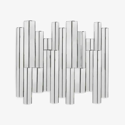 John Lewis Gallery Direct Conway Bevelled Glass Wall Mirror, 121.5 x 110cm, Clear