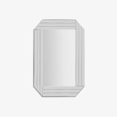 John Lewis Burgate Rectangular Glass Frame Mirror, 101.5 x 76cm, Clear