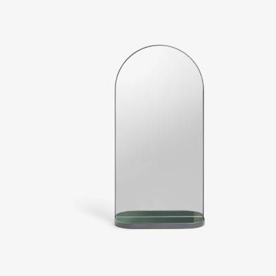 John Lewis John Lewis & Partners Fino Metal Hallway Wall Mirror, 91 x 46cm, Black