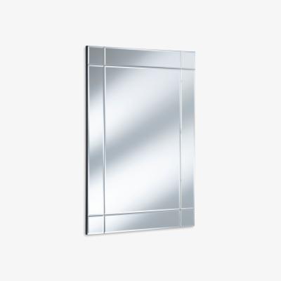 John Lewis Yearn Oxford Bevelled Glass Rectangular Wall Mirror, 100 x 70cm, Clear