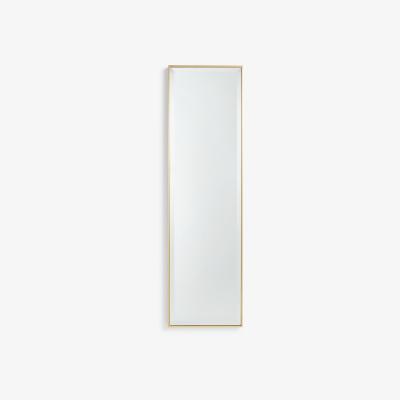 John Lewis ANYDAY John Lewis & Partners Bevelled Glass Edge Rectangular Hall Mirror, 140 x 40cm, Gold