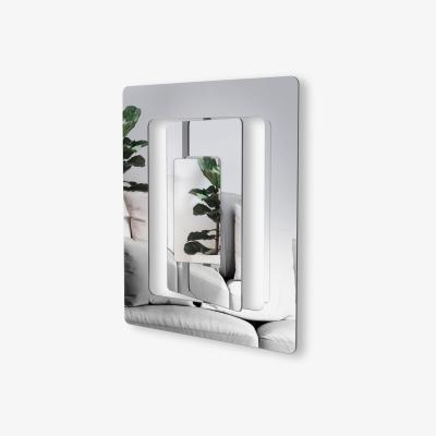 John Lewis Umbra Echo Wall Mirror, 64 x 54cm, Clear