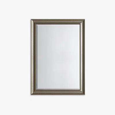 John Lewis Presley Rectangular Wall Mirror, Antique Silver