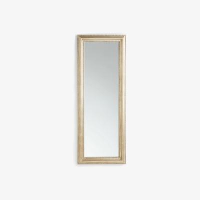 John Lewis John Lewis & Partners Beaded Rectangular Mirror, 165 x 62cm, Champagne