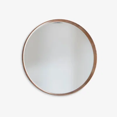 John Lewis Keaton Round Wood Frame Wall Mirror