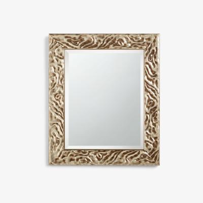 John Lewis John Lewis & Partners Swirl Mirror, FSC-Certified (Pine Wood), Antique Silver