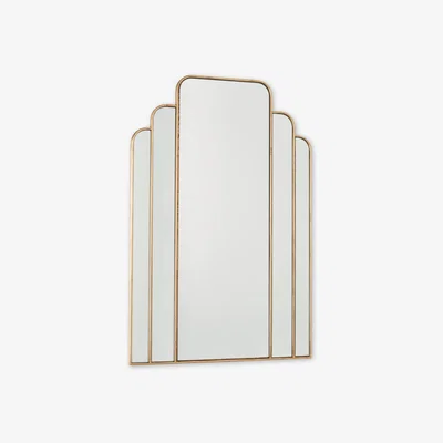 John Lewis Där Skovgaard Decorative Wall Mirror, 90 x 60cm, Gold