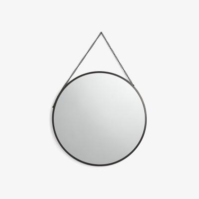 John Lewis John Lewis ANYDAY Round Metal Frame Chain Hanging Mirror, 50cm