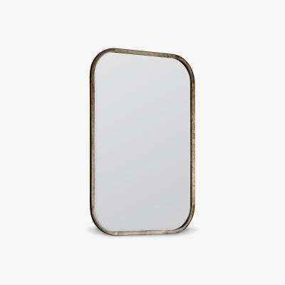 John Lewis John Lewis & Partners Logan Rectangular Metal Frame Wall Mirror, 95.5 x 65.5cm