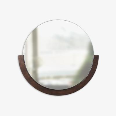 John Lewis Umbra Mira Round Wood Frame Wall Mirror