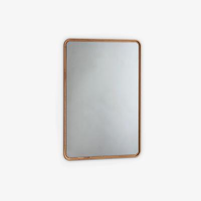 John Lewis Kingham Oak Wood Rectangular Wall Mirror, 90 x 60cm, Natural