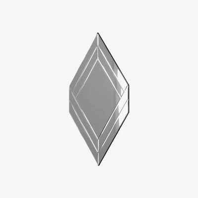 John Lewis John Lewis & Partners Boutique Hotel Diamond Mirror, 104 x 60cm