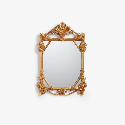 John Lewis John Lewis & Partners + Matthew Williamson Rose Garden Wall Mirror, 80 x 55cm, Gold