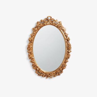 John Lewis John Lewis & Partners + Matthew Williamson Hedgerow Harvest Oval Wall Mirror, 70 x 50cm