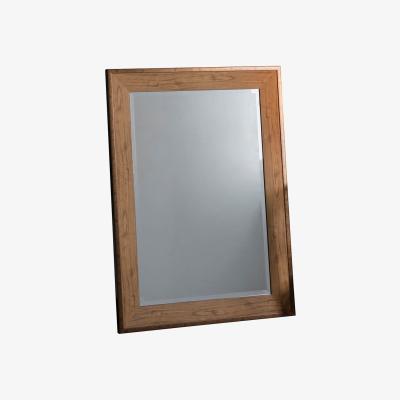 Knees Lona Large Rectangle Wall Mirror - Light Wood