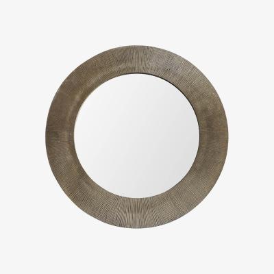 Knees Rain 80cm Medium Round Wall Mirror - Brass