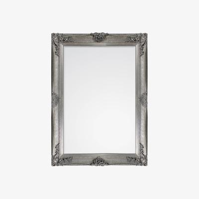Knees Lewis Medium Rectangle Wall Mirror - Silver