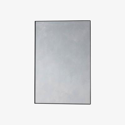 Knees Rye Medium Rectangle Wall Mirror - Black