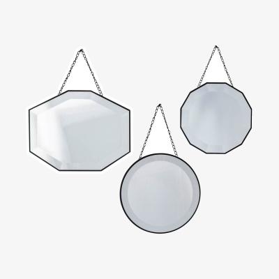 Knees Potton Small Irregular Scatter Set Mirror - Silver (Set of 3)