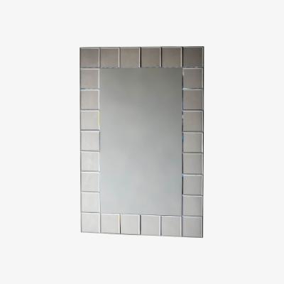 Knees Shila Medium Rectangle Wall Mirror - Silver