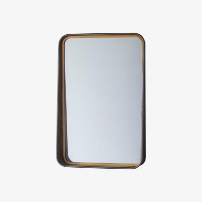 Knees Adalia Medium Rectangle Wall Mirror - Black
