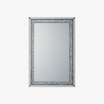 Knees Hank Large Rectangle Wall Mirror - Silver