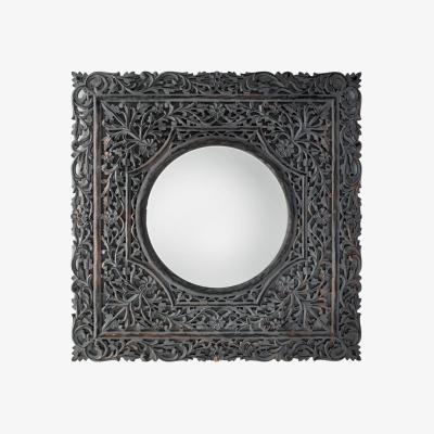 Knees Southport Large Square Wall Mirror - Bronze