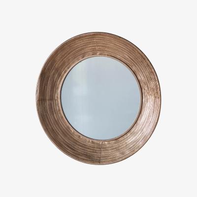 Knees Wincanton Medium Round Wall Mirror - Gold