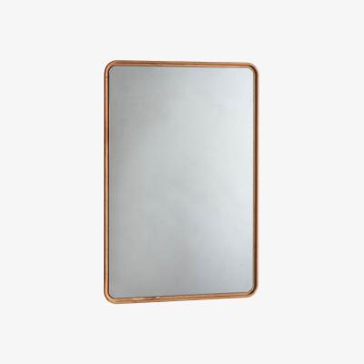 Knees Kingsly Medium Rounded Rectangle Wall Mirror - Light Wood