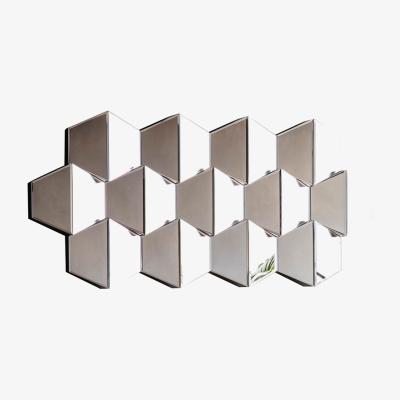 Knees Eliot Small Irregular Wall Mirror - Silver