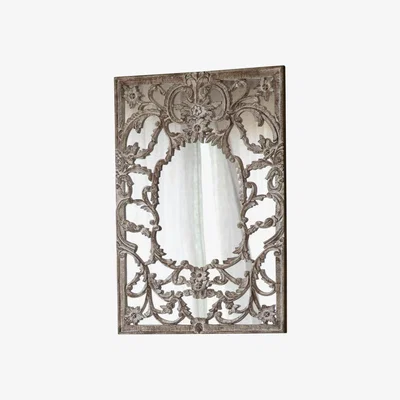 Knees Frodsham Medium Rectangle Wall Mirror - Light Wood
