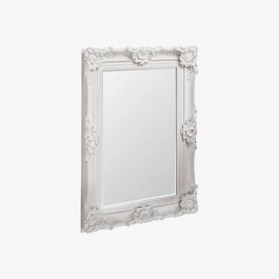 Knees Barden Large Rectangle Wall Mirror - Cream