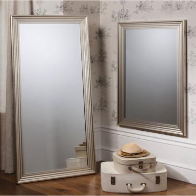 Knees Morley Large Rectangle Wall Mirror - Silver