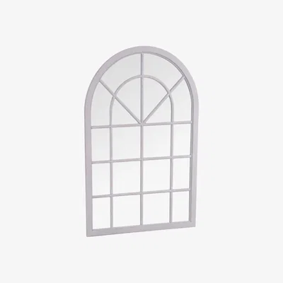 Knees Vasari Large Arched Wall Mirror - Grey