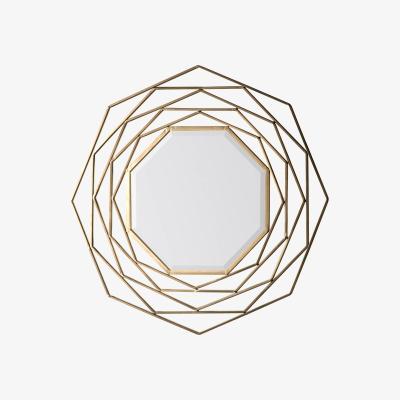 Knees Belleville Medium Octagon Wall Mirror - Gold