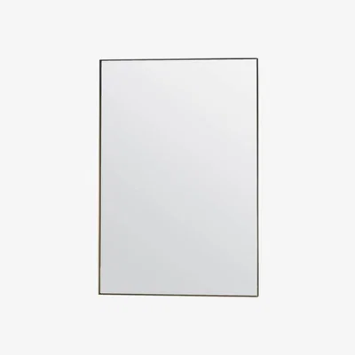 Knees Rye Medium Rectangle Wall Mirror - Champagne