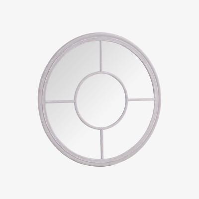 Knees Maestro Large Round Wall Mirror - Grey