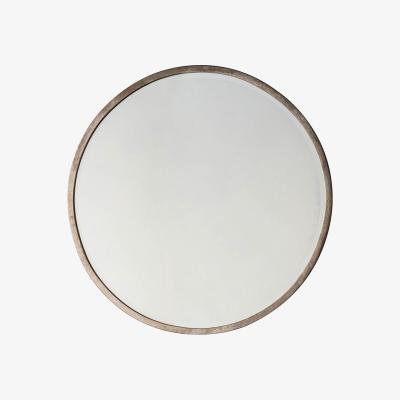 Knees Riley 80cm Medium Round Wall Mirror - Silver