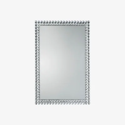 Knees Summerside Medium Rectangle Wall Mirror - Silver