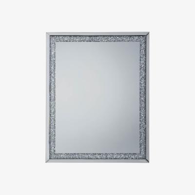 Knees Hank Medium Rectangle Wall Mirror - Silver