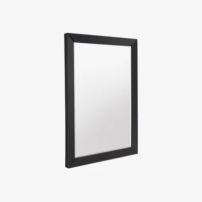 Knees Layla Medium Rectangle Wall Mirror - Black